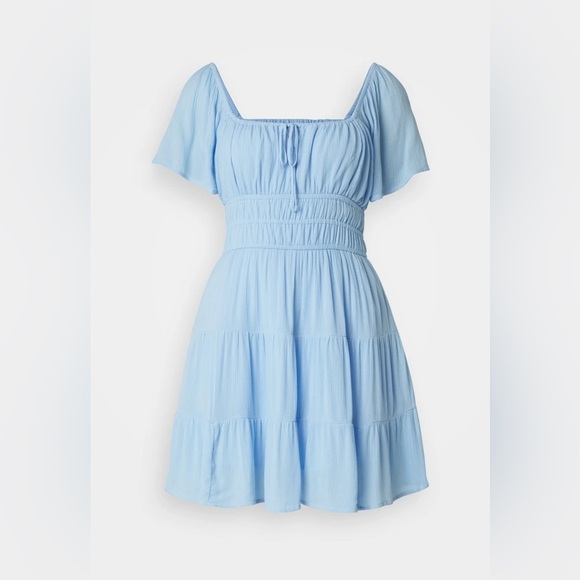 Hollister tiered skort dress in baby blue size M - Picture 8 of 15